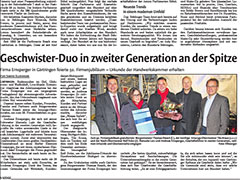 Zeitungsbericht